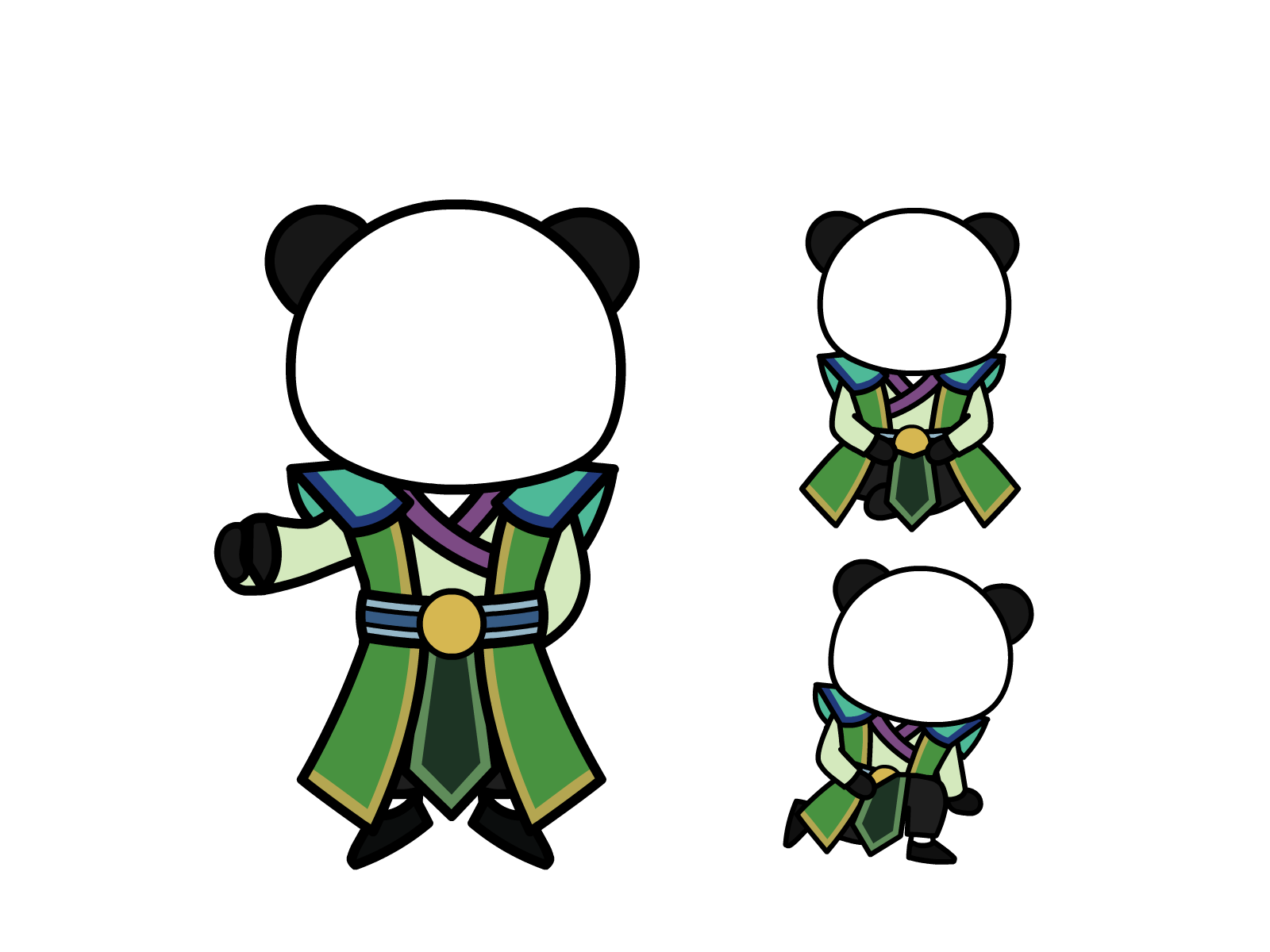 人物图-玄幻修仙-多动作-男1