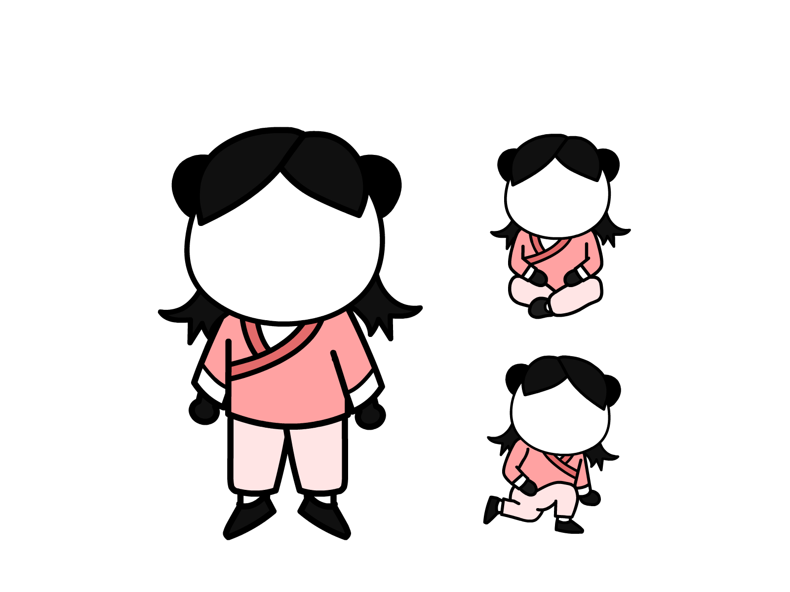 人物图-玄幻修仙-多动作-女3