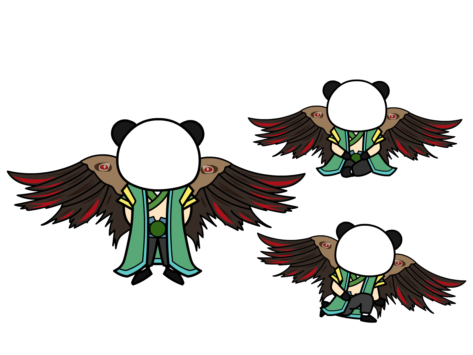 人物图-玄幻修仙-多动作-男9