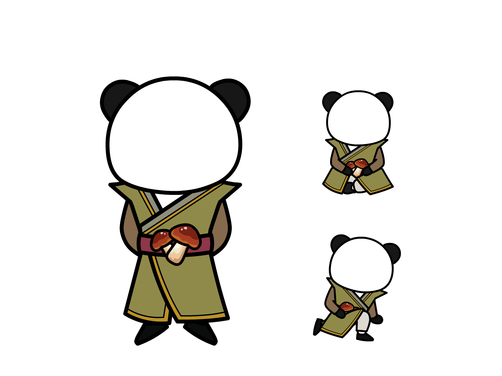 人物图-玄幻修仙-多动作-男1