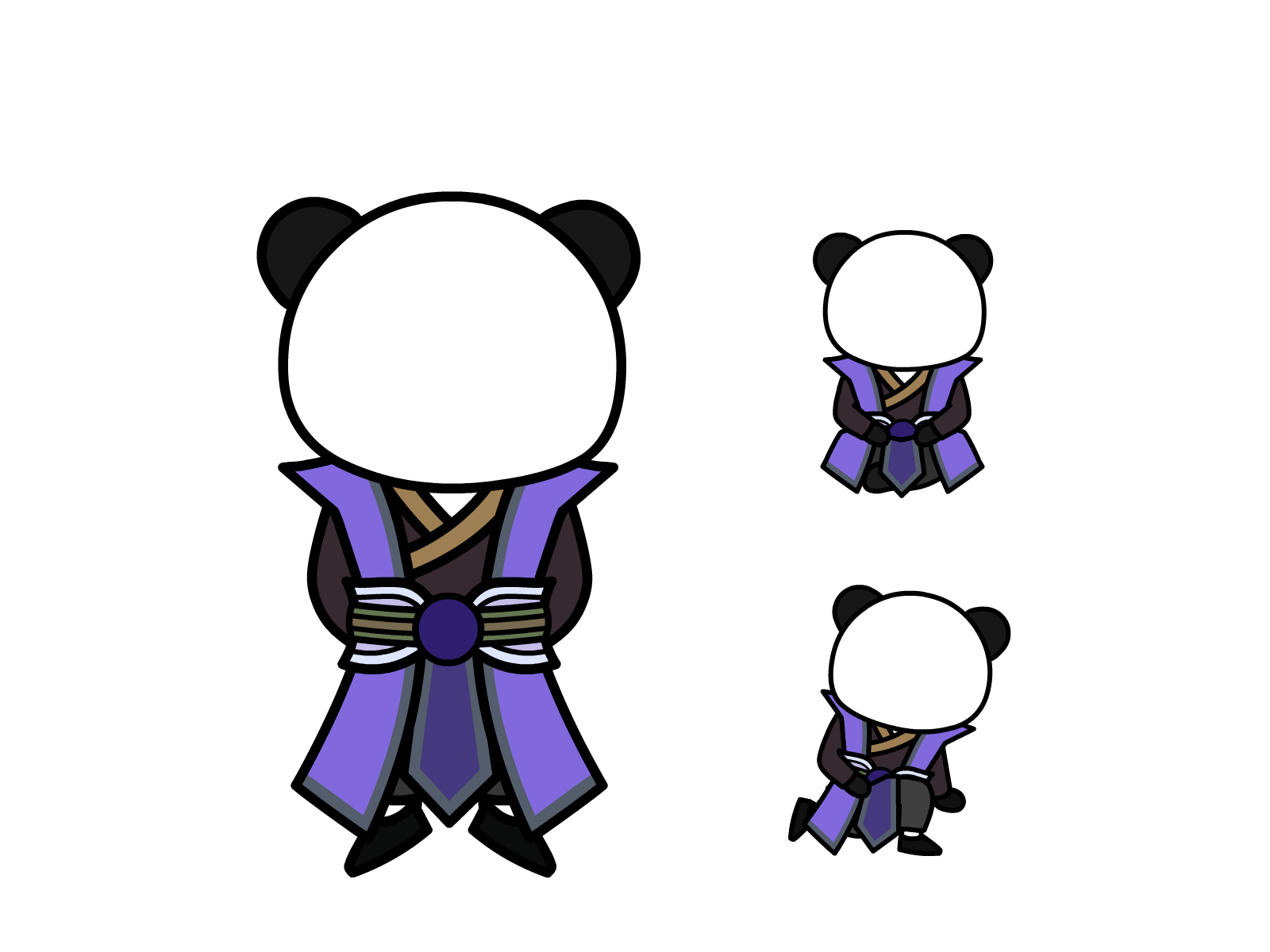 人物图-玄幻修仙-多动作-男5