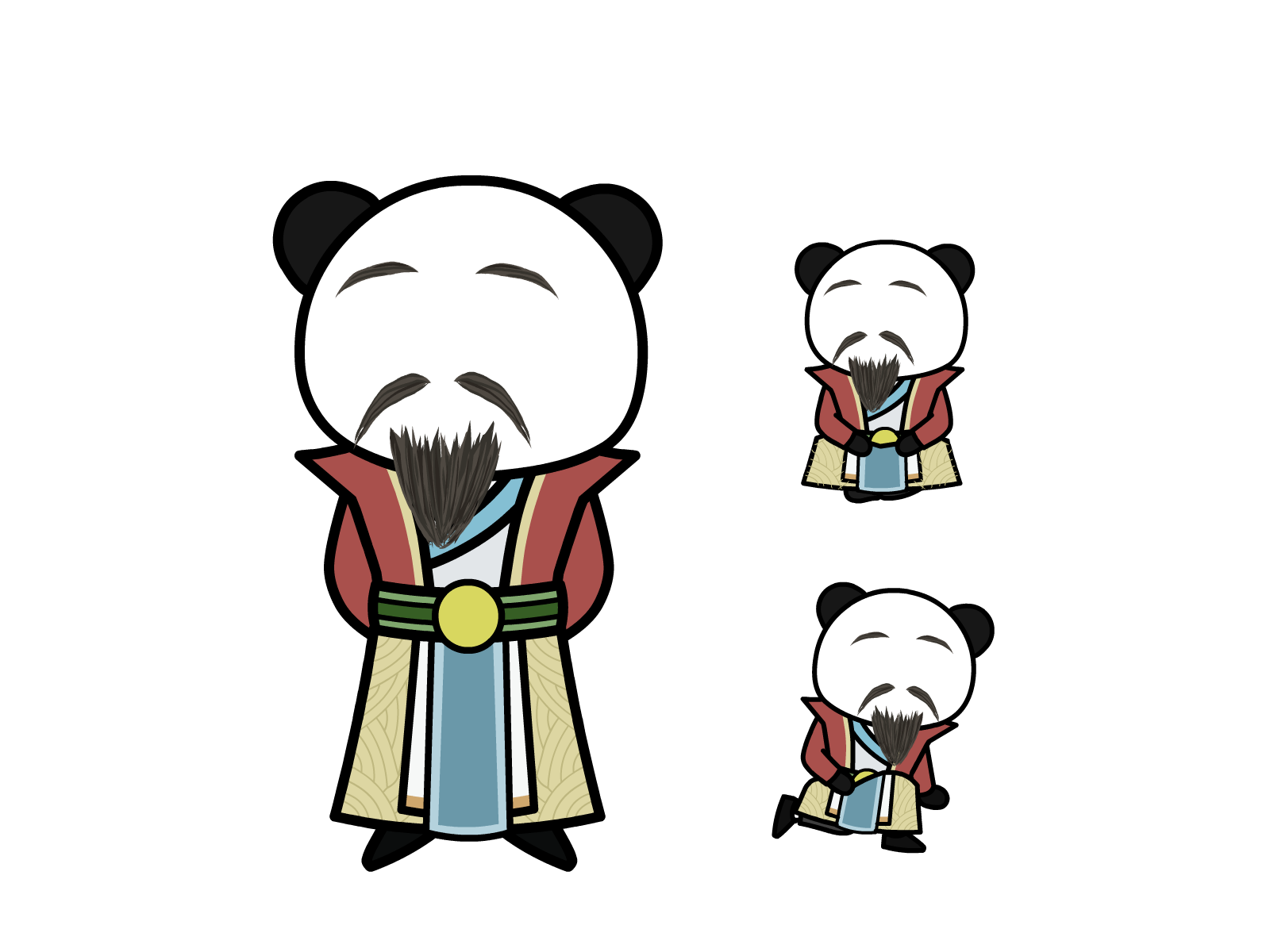 人物图-玄幻修仙-多动作-男9