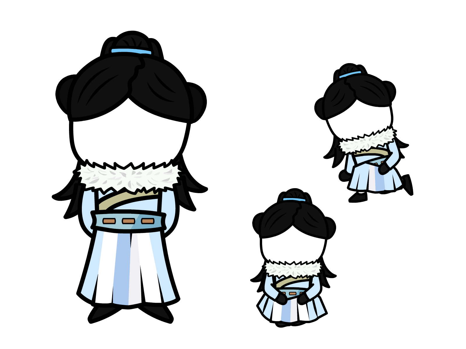 人物图-玄幻修仙-多动作-女9